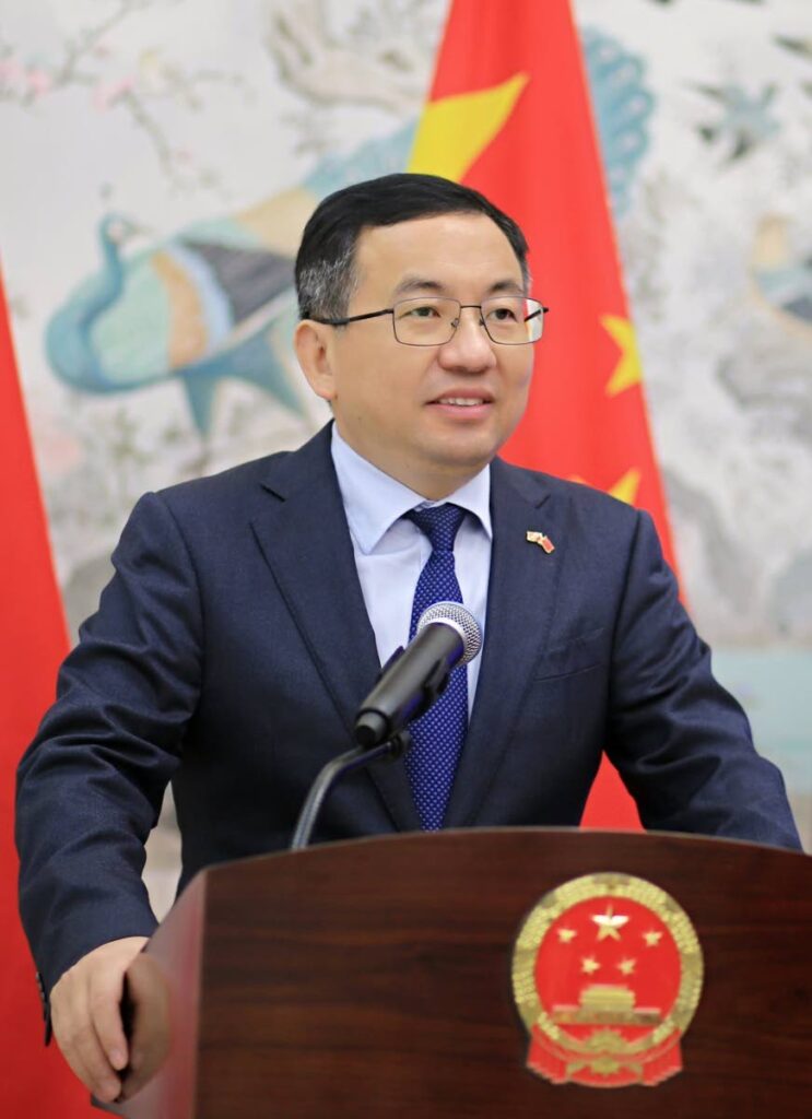 Chinese ambassador Fang Qiu. - 