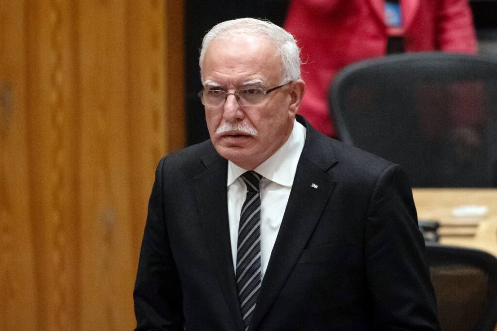 Palestinian Minister of Foreign Affairs Riyad al-Maliki - 