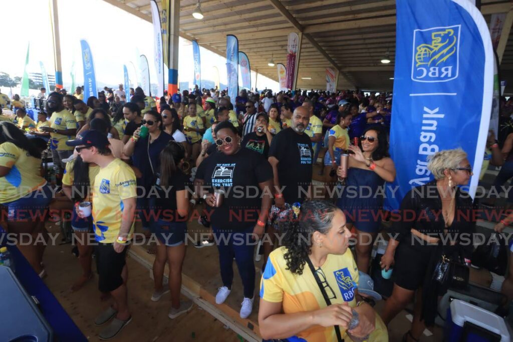 The North Stand at the Queen’s Park Savannah was packed on Sunday for the Panorama 2024 Large Conventional Bands semi-finals. Pan Trinbago president Beverley Ramsey-Moore intends to lobby for a larger North Stand.  - Photo by Roger Jacob