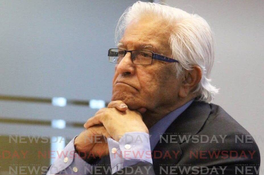 Former prime minister Basdeo Panday - 