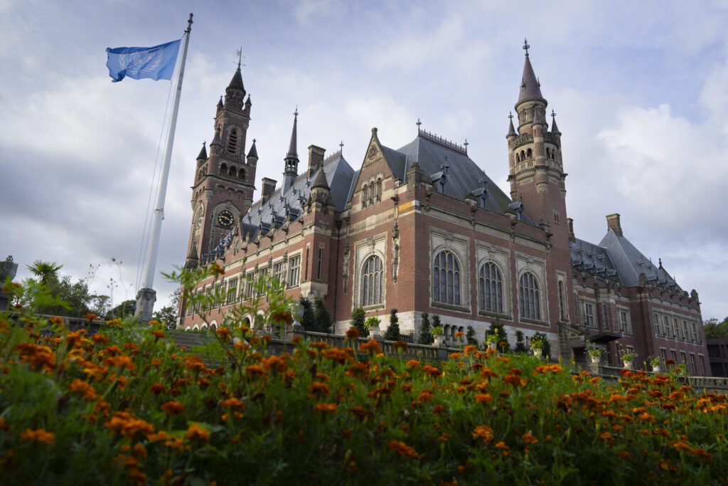 The Peace Palace which houses World Court in The Hague, Netherlands, on September 19, 2023. South Africa has launched a case at the United Nations’ top court accusing Israel of genocide against Palestinians in Gaza and asking the court to order Israel to halt its attacks.  AP PHOTO