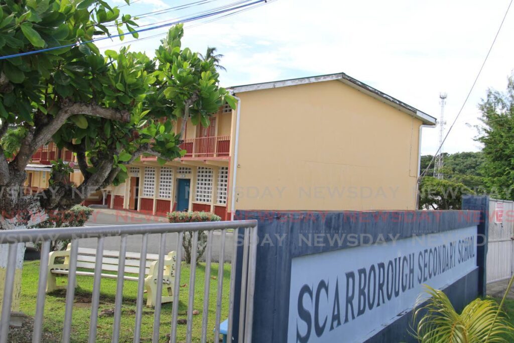 The Scarborough Secondary School on Milford Road, Tobago. - File photo by Ayanna Kinsale