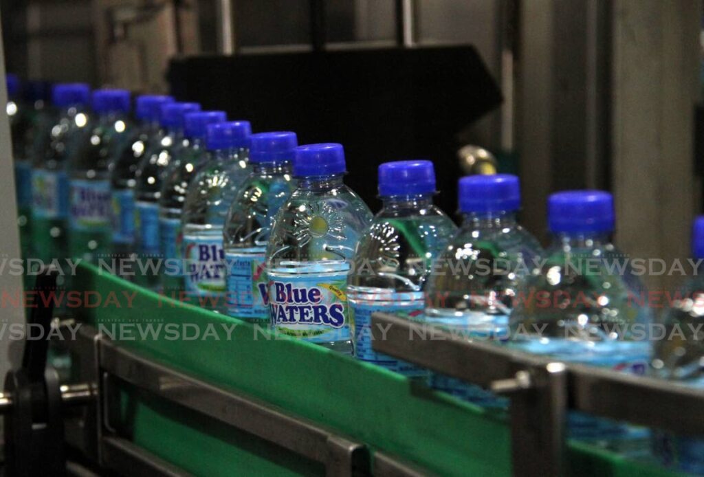 A conveyor machine at the Blue Waters facility in Orange Grove Estate, Trincity.  - File photo by Angelo Marcelle