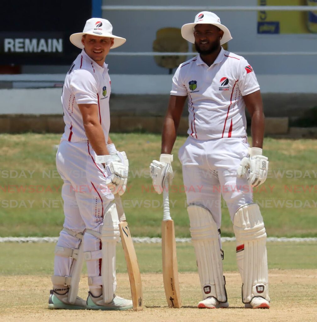 TT Red Force batsmen Joshua DaSilva (L) and Jyd Goolie. - Newsday File Photo