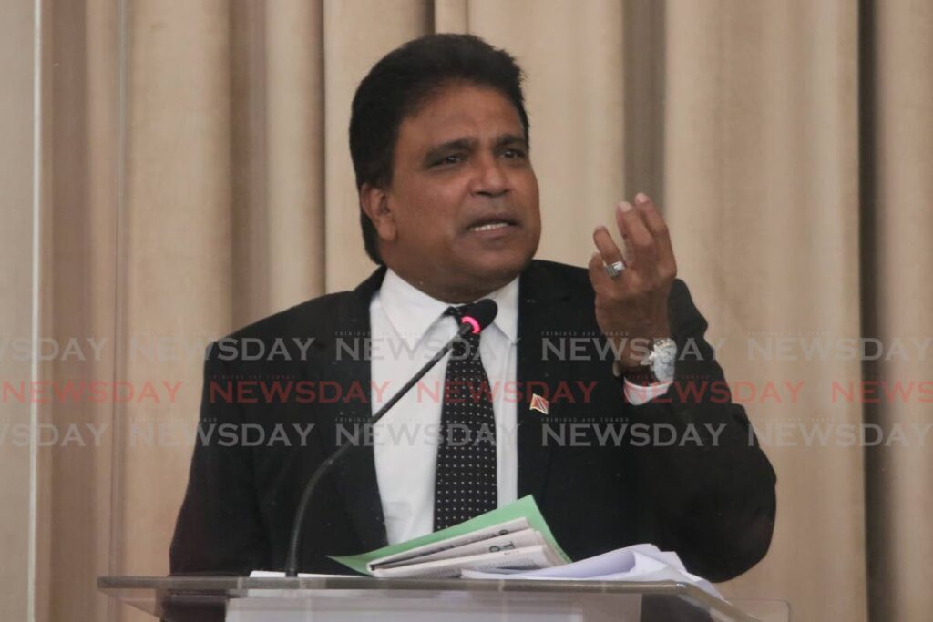 Oropouche East MP Dr Roodal Moonilal  -  