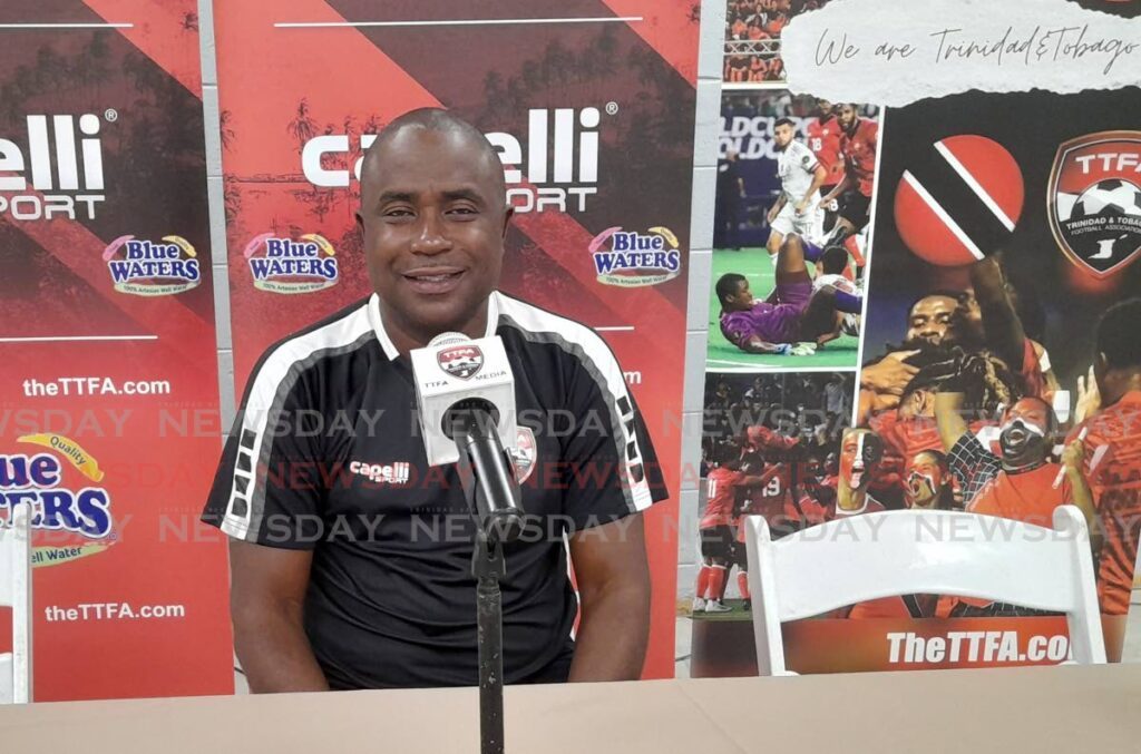 Trinidad and Tobago men's football coach Angus Eve. - 