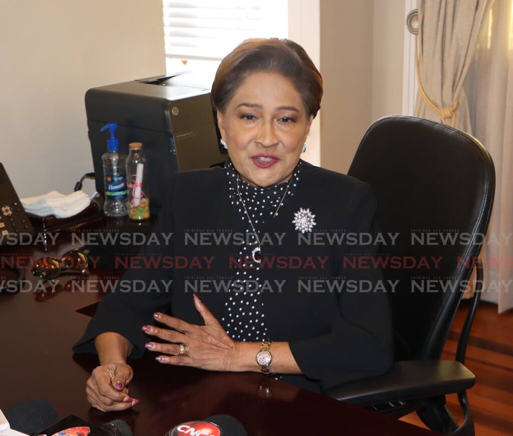 Opposition Leader Kamla Persad-Bissessar - File photo by Angelo Marcelle