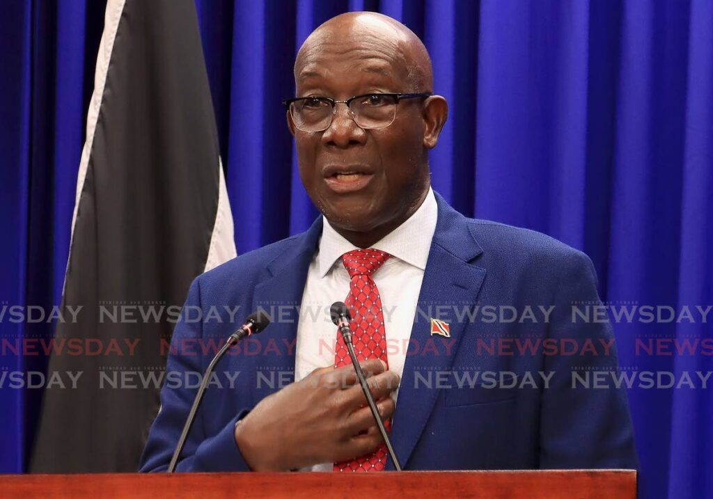 Prime Minister Dr Rowley - Photo by Roger Jacob