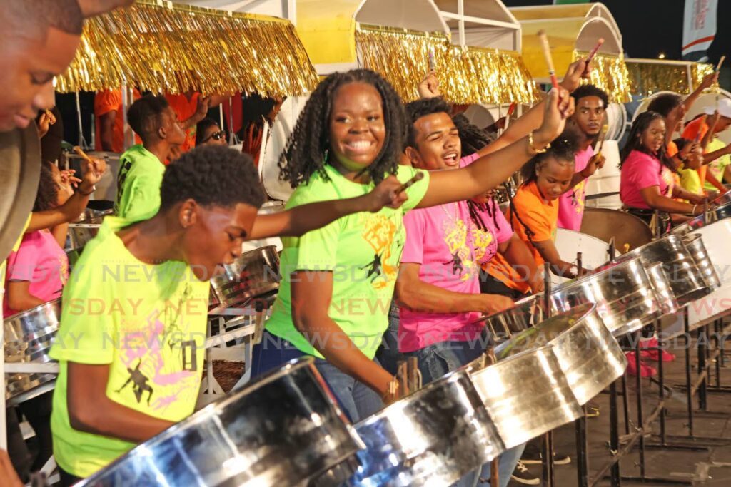 WINNERS: Members of Fusion Steel band which won the Ken 