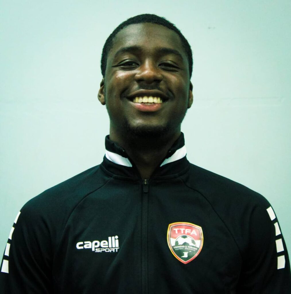 Trinidad and Tobago under-20 football team forward Tyrell Moore. ( Photo courtesy TTFA Media) - 
