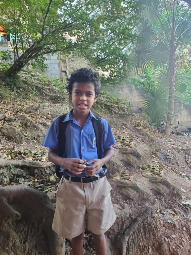 Ezekiel Paria, 12,  was killed by a stray bullet in Laventille on February 22.  - Photo courtesy Melissa Huggins