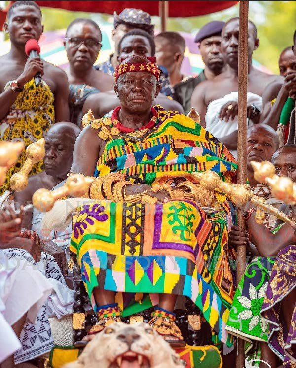 Asantehene Otumfuo Osei Tutu II of Ghana during his visit to Trinidad in 2023.  - Photo by Angelo Marcelle
