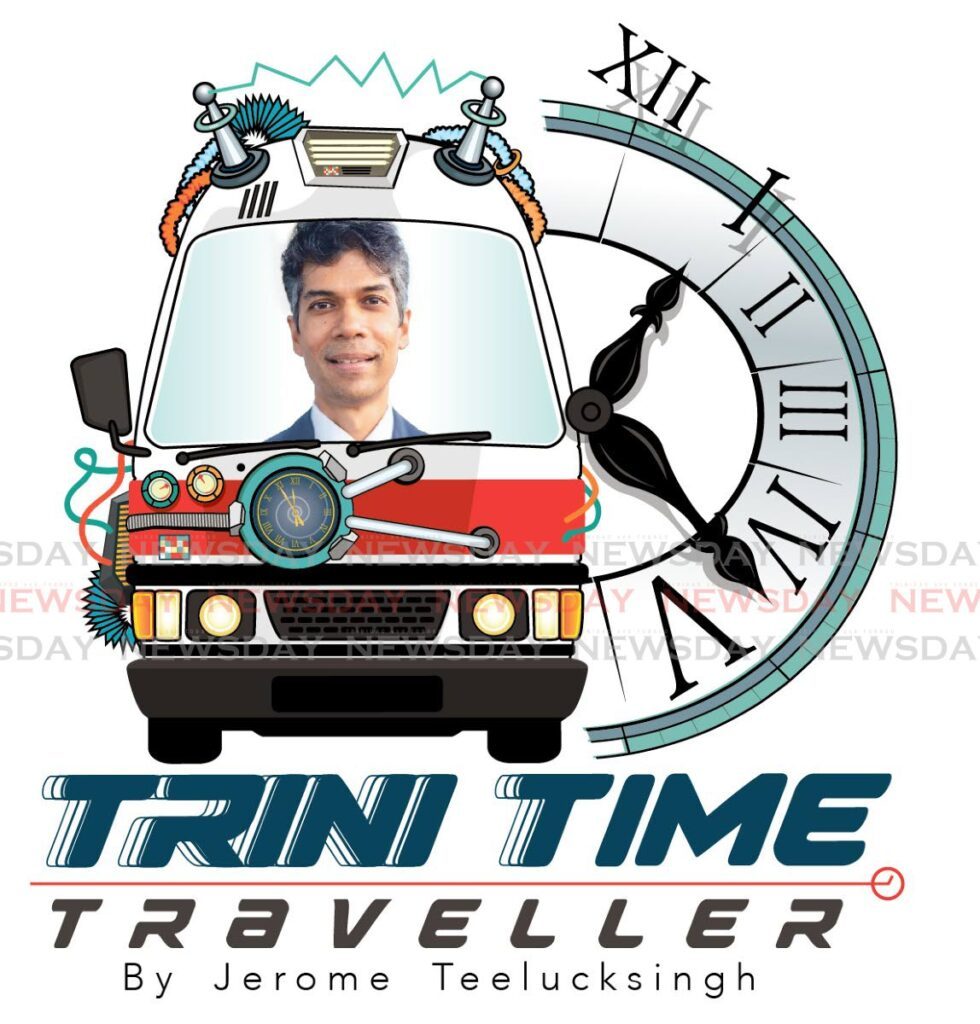 Trini Time Traveller by Jerome Teelucksingh  - 