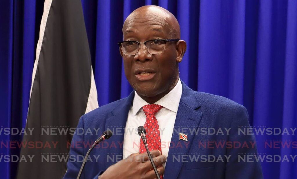 Prime Minister Dr Keith Rowley. - File photo by Roger Jacob