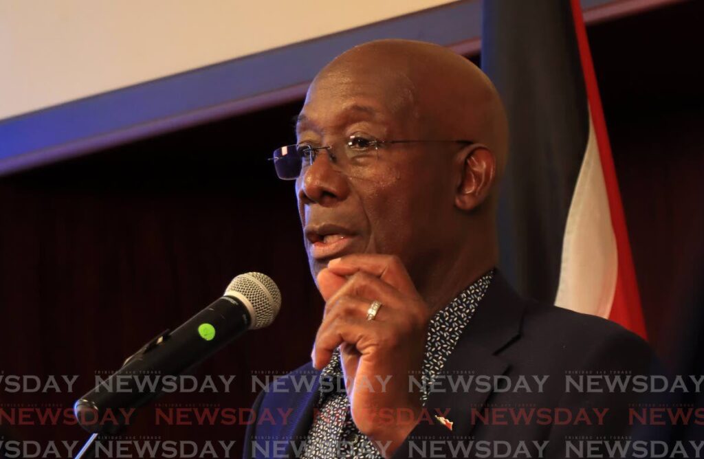 Prime Minister Dr Keith Rowley - File photo
