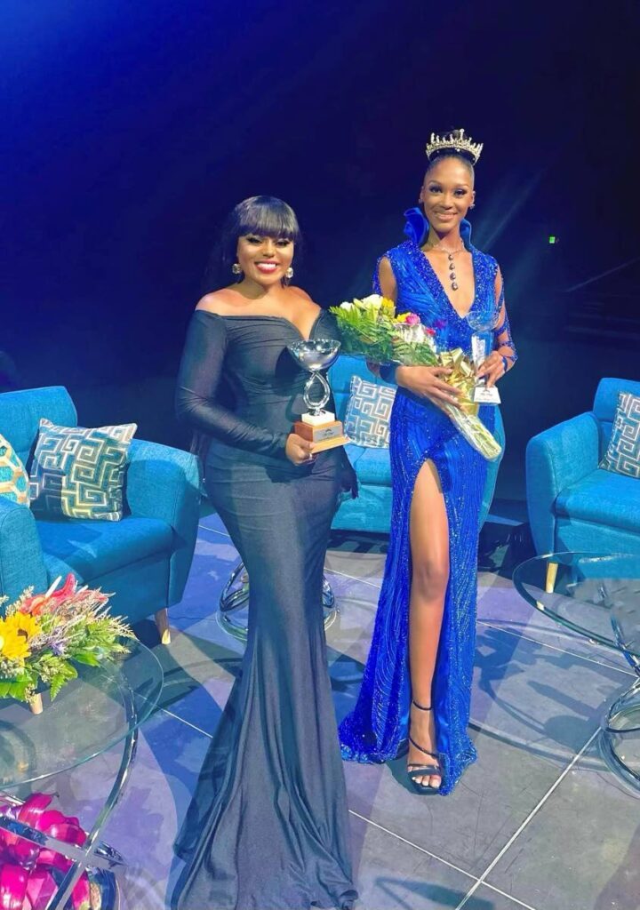 Miss Tobago 2024 winner, Renessa Ortiz, right, with Education Secretary and Miss Tobago 2024 judge Zorisha Hackett, at Shaw Park on March 3. - Photo courtesy Zorisha Hackett's Facebook