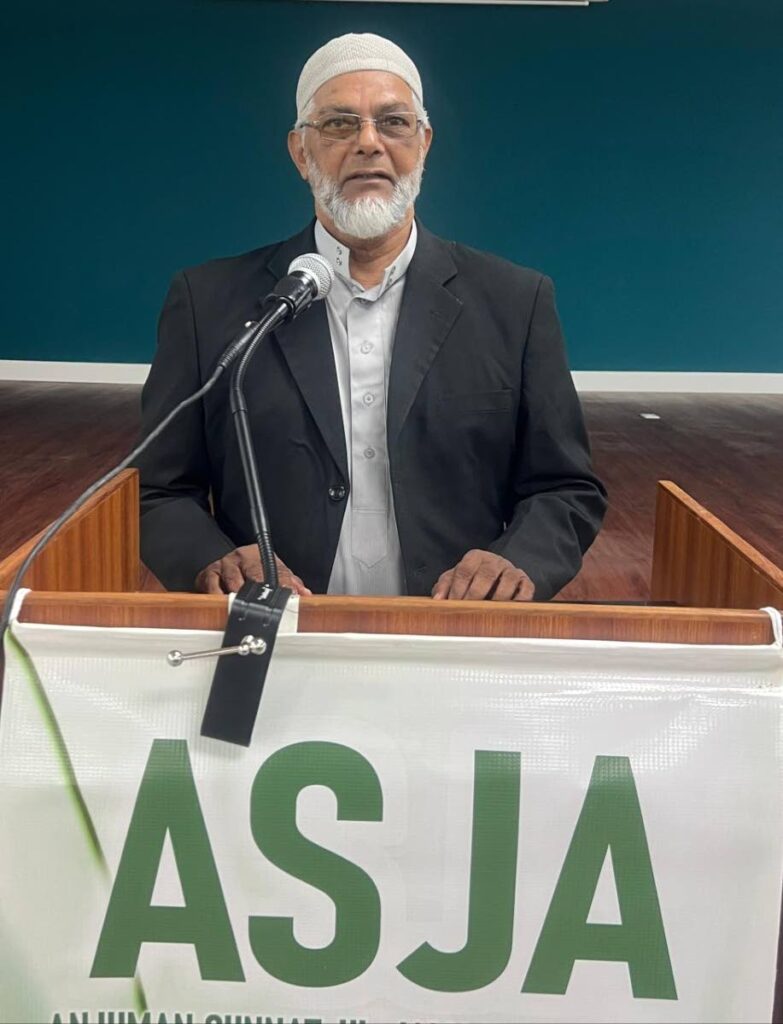 Acting president of the Anjuman Sunnat-ul Jamaat Association (ASJA) Imam Ahamad Hosein. 