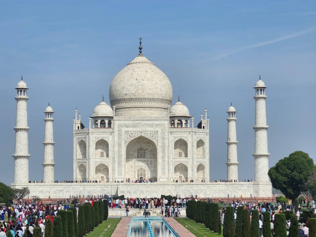 The magnificent Taj Mahal in Agra City, Uttar Pradesh state in India.  - Ken Chee Hing