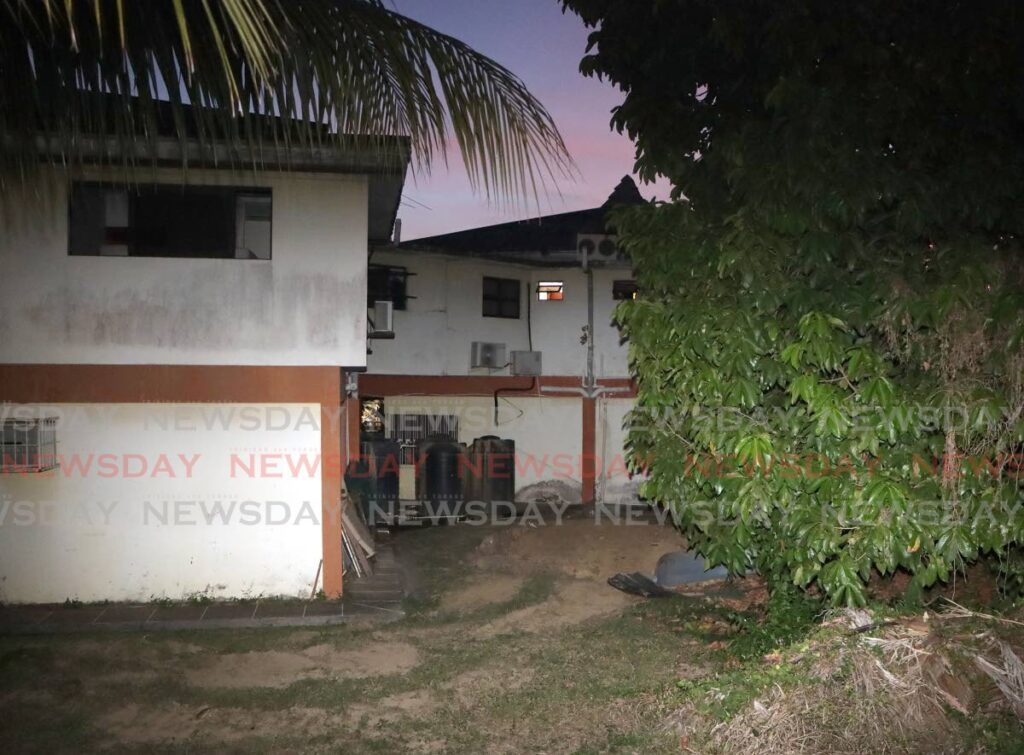 The area where Hannah Mathura's skeletal remains were found by police on March 12 at her Butu Road, Valsayn home. - Photo by Angelo Marcelle