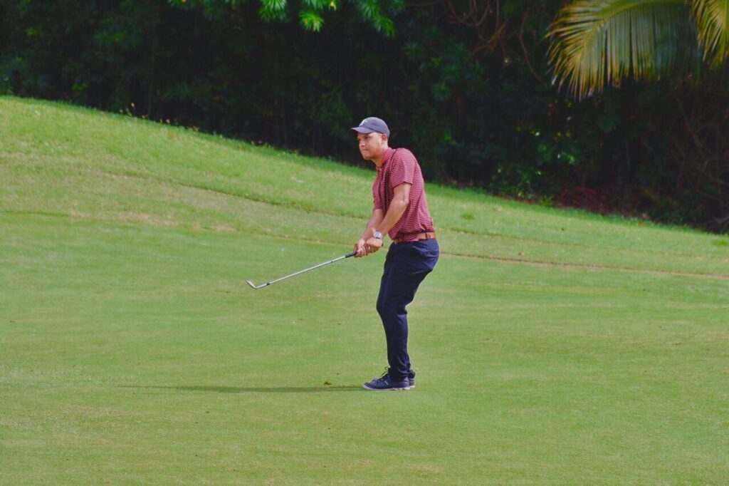 Jamaican golfer Zandre Roye - Photo courtesy Zandre Roye's Facebook page