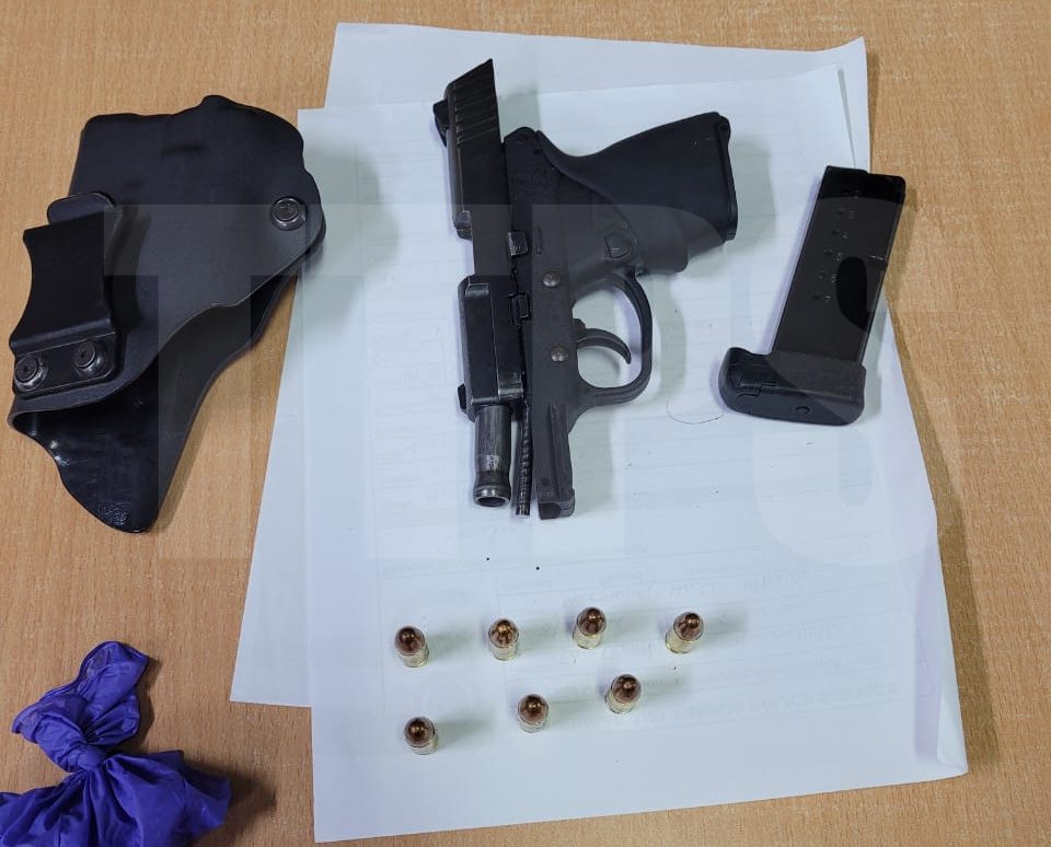 Recovered firearms - Photo courtesy TTPS