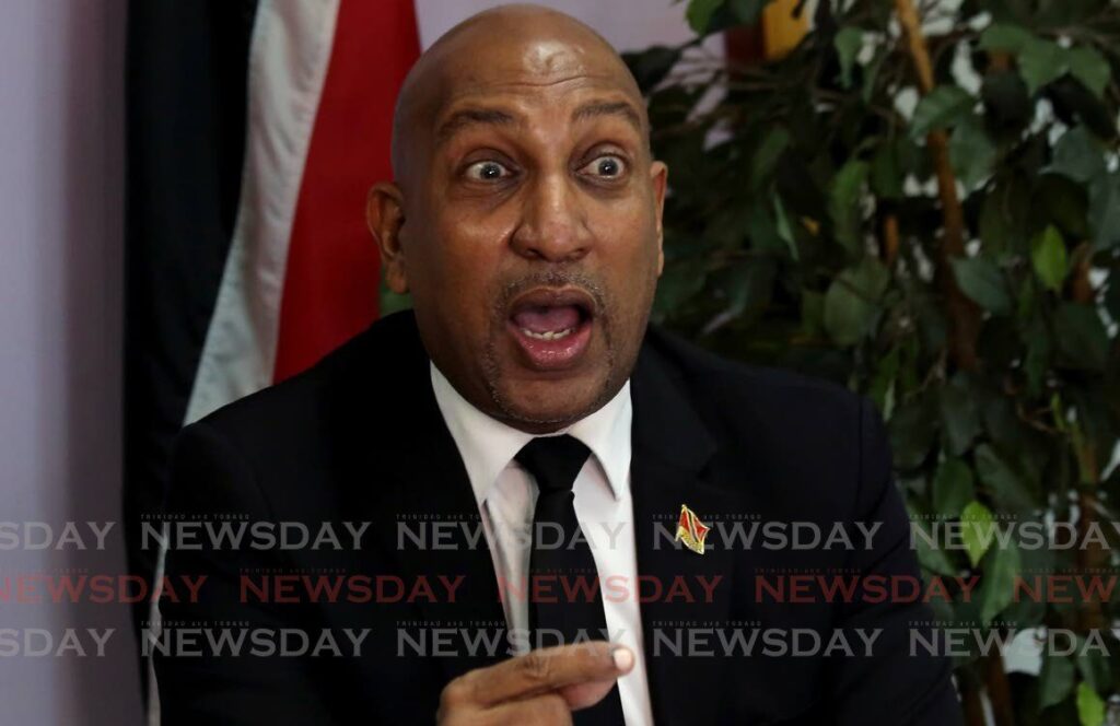 Opposition Senator Anil Roberts. -