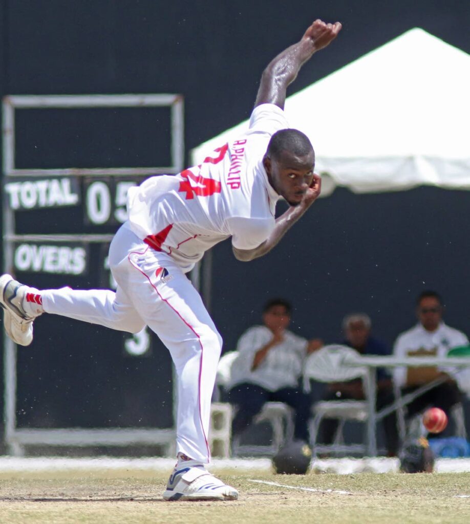 TT Red Force fast bowler Anderson Phillip. - File photo 