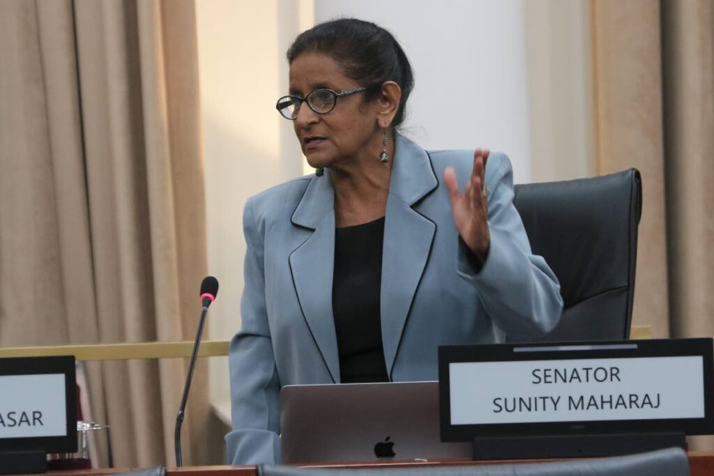Independent Senator Sunity Maharaj - Photo courtesy Parliament