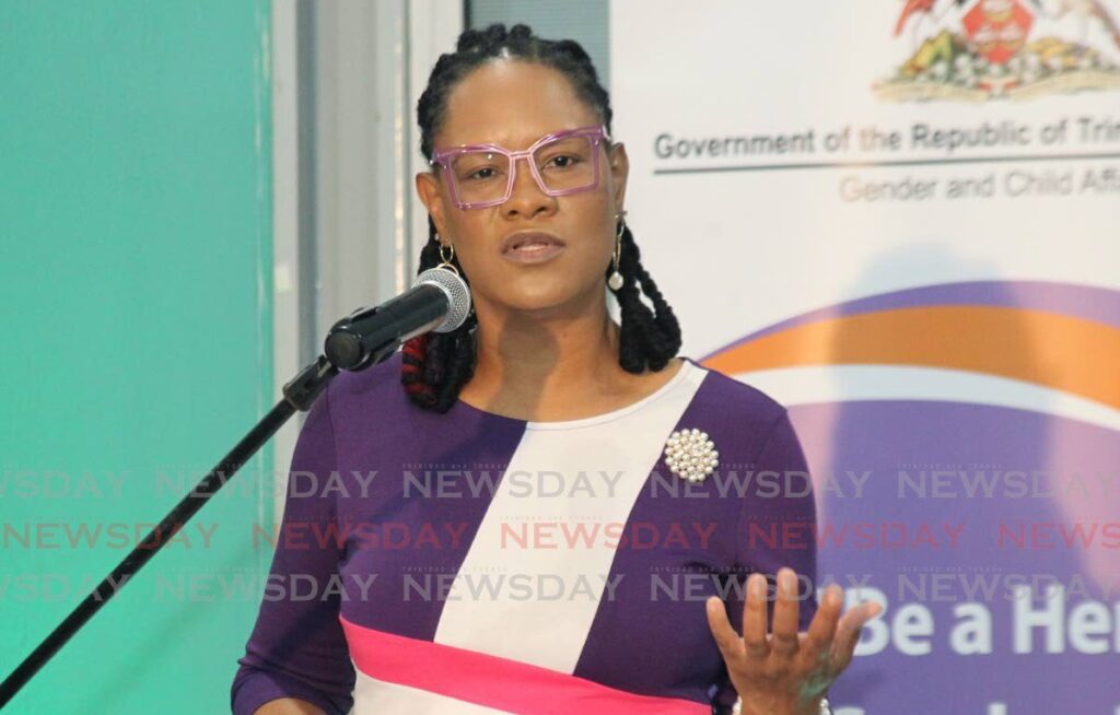 Ayanna Webster-Roy, Minister in the Office of the Prime Minister with responsibility for Gender and Child Affairs. - File photo by Faith Ayoung