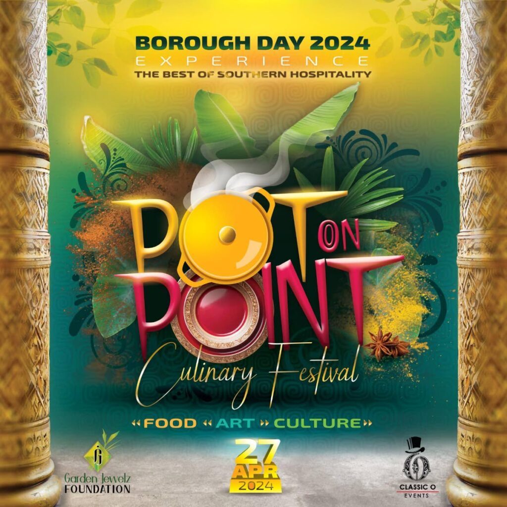 Promo image for Pot on Point culinary festival. -