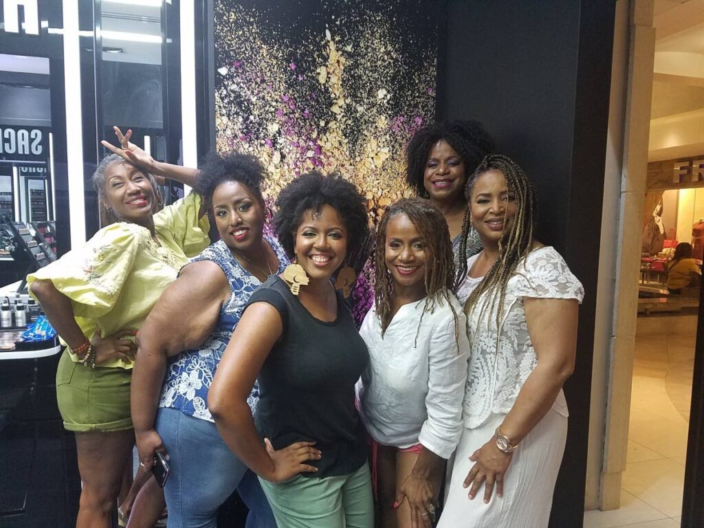 Ann-Marie Emmanuel, third from right, is surrounded by some of the 2019 Unapologetically Me participants.  - 