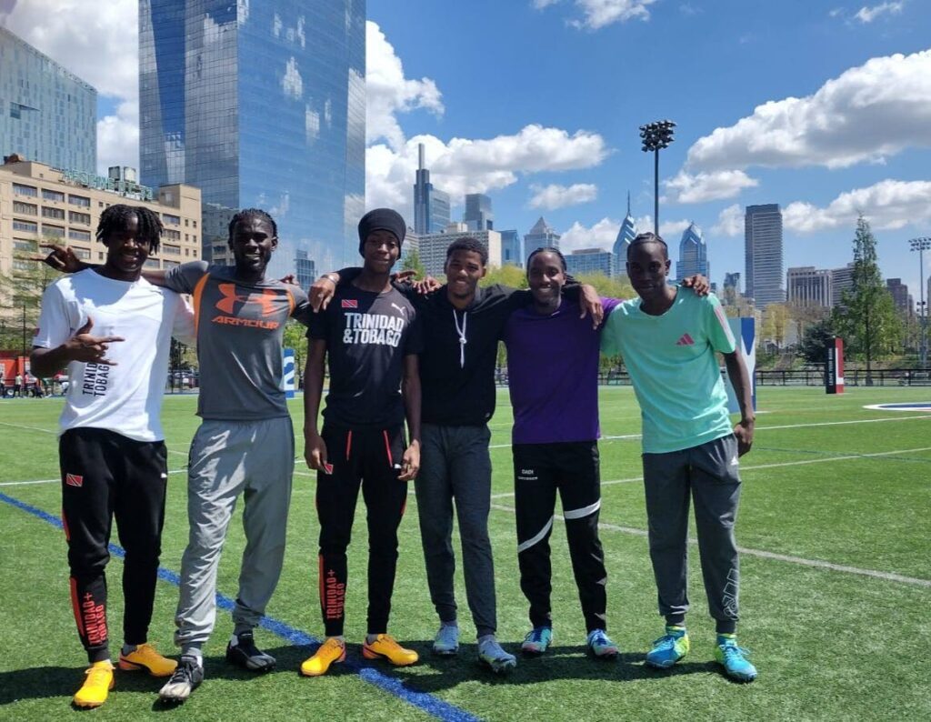 Members of the 
St Benedict’s College team for the April 25-27 Penn Relays in Pennsylvania.  - 