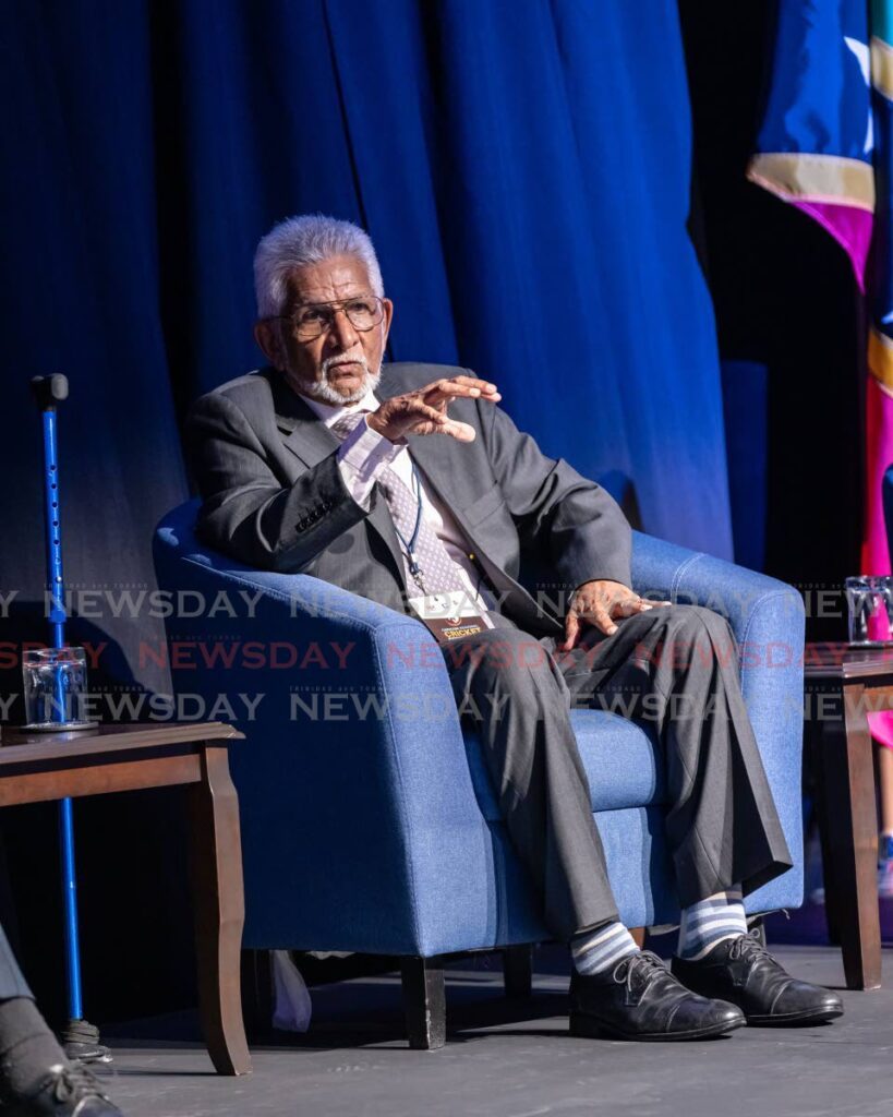 Deryck Murray, former West Indies player, and High Commisioner to Jamaica during a panel discussion on the West Indies Players Association Perspective during the Caricom Regional Cricket Conference held at the Hyatt Regency Trinidad, Port of Spain on April 25. - Jeff K. Mayers