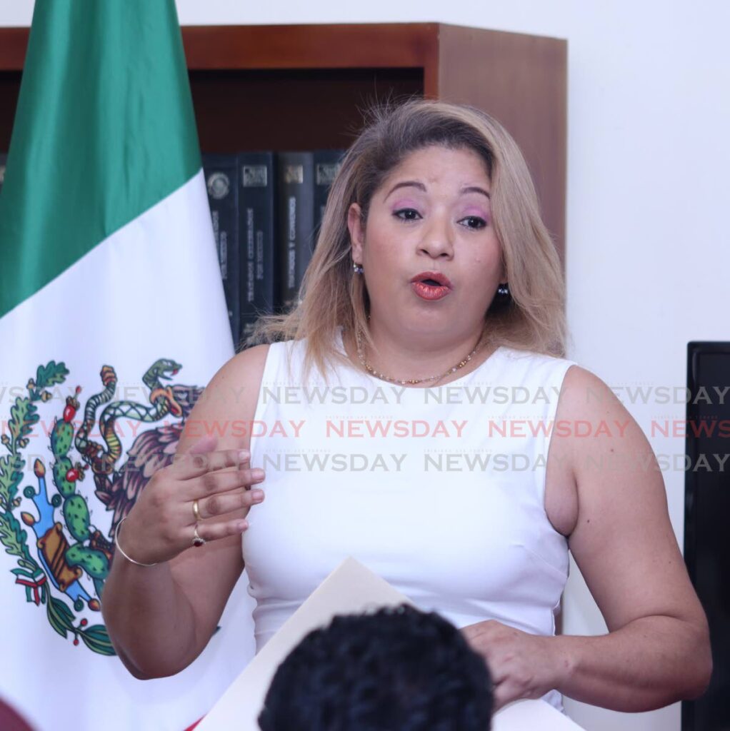 Andreina Briceño Ventura-Brown, director of La Casita of Arima, supports her NGO's request to ensure safe working conditions for migrants in Trinidad and Tobago. - Photo by Grevic Alvarado