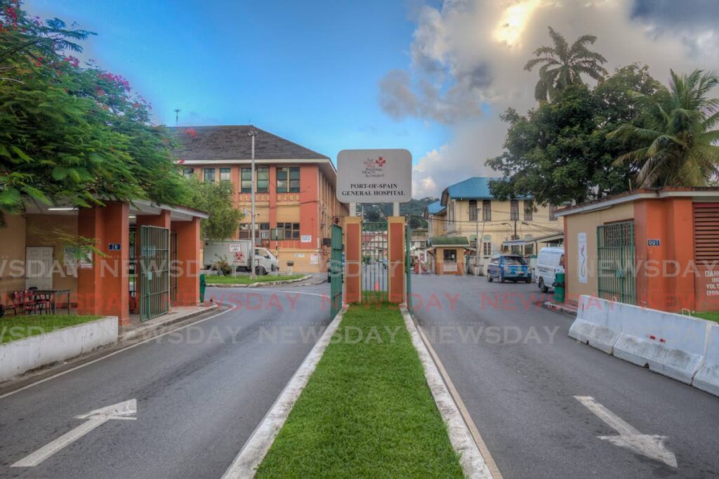 The main entrance to the Port of Spain General Hospital where bactarial infections claimed the lives of at least eight babies at the hospital's Neonatal Intensic Care Unit. FILE PHOTOS  - 