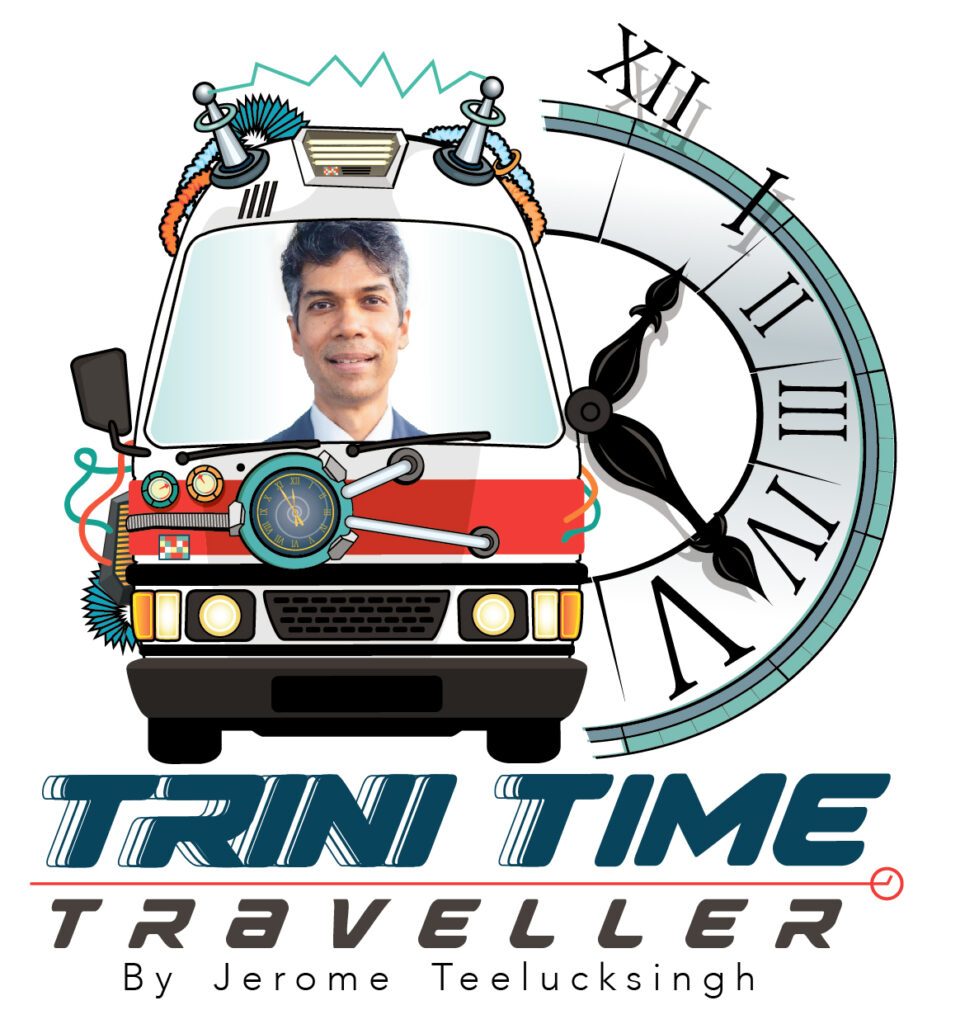 Trini Time Traveller by Jerome Teelucksingh. - 