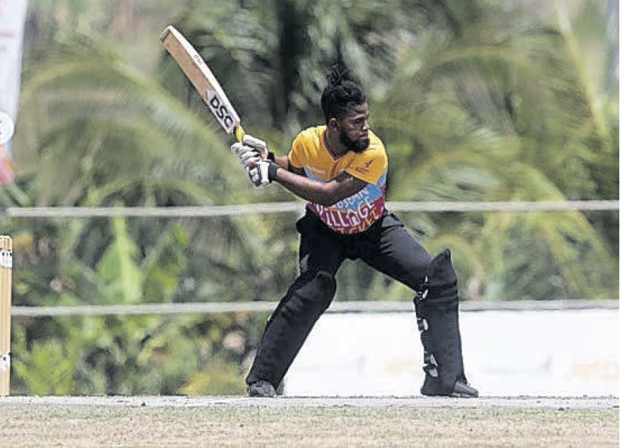 South East in action in the Caribbean Village Cricket T10 tournament.
PHOTO COURTESY CARIBBEAN AIRLINES