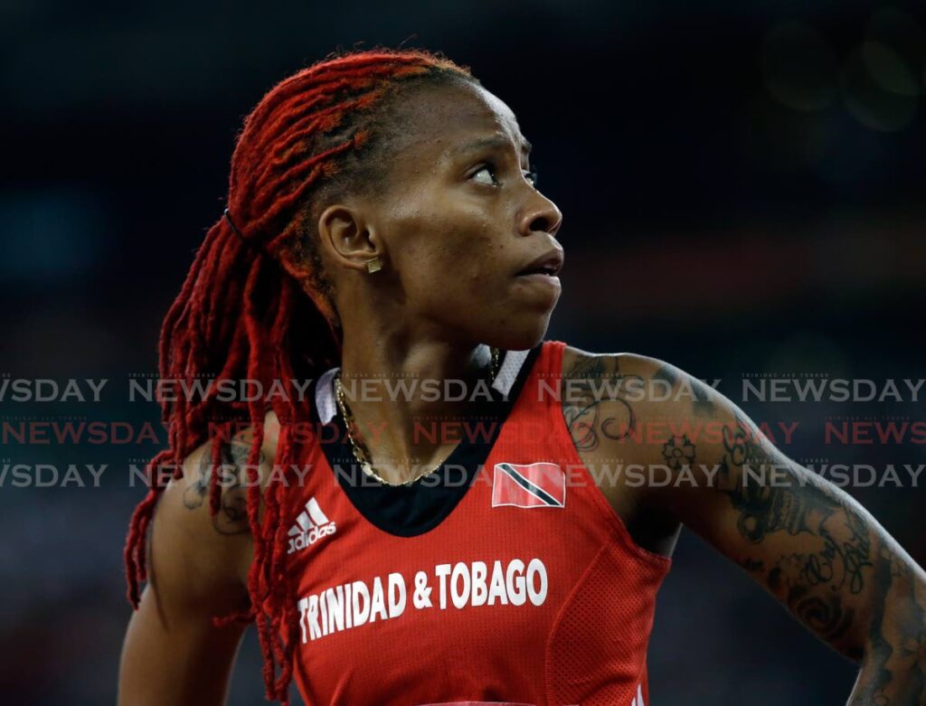 Trinidad and Tobago's Michelle-Lee Ahye. - (AP PHOTO)