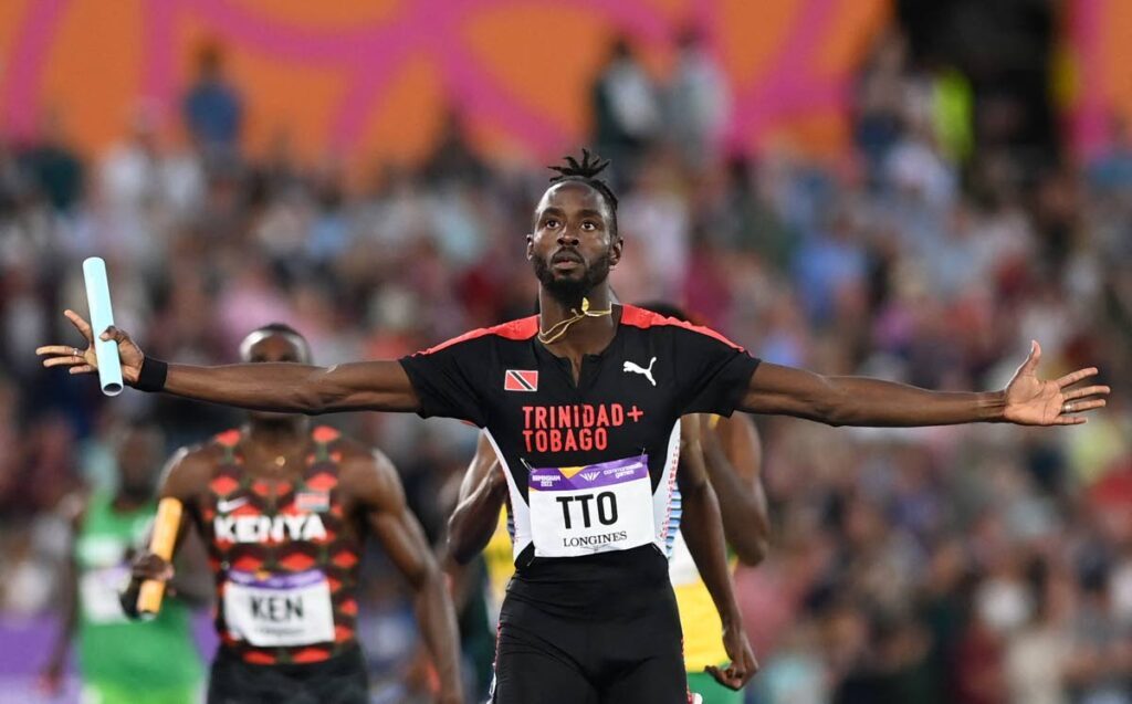 TT's Jereem Richards helped the national 4x400m men book an Olympic spot at the 2024 Paris Games.  - AFP PHOTO