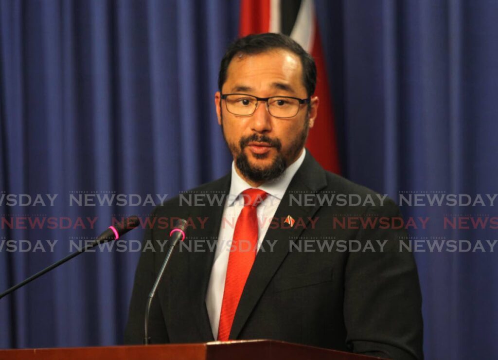 Stuart Young, Minister of Energy and Energy Industries and Minister in the Office of the Prime Minister. - File photo