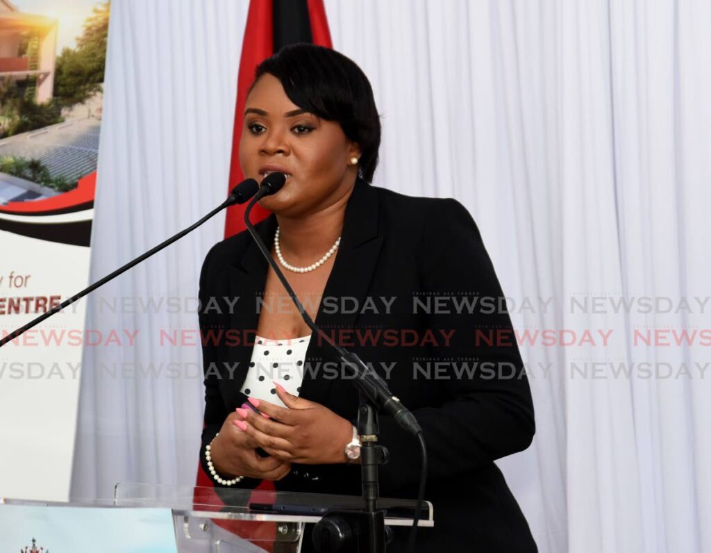 Minister of Sport and Community Development Shamfa Cudjoe-Lewis.  - FILE PHOTO
