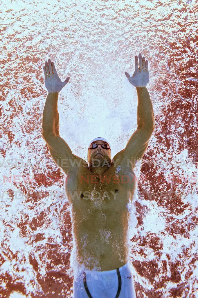In this file photo, TT’s Dylan Carter competes in the final of the men’s 50m butterfly swimming event during the 2024 World Aquatics Championships at Aspire Dome in Doha on February 12.  - AFP PHOTO