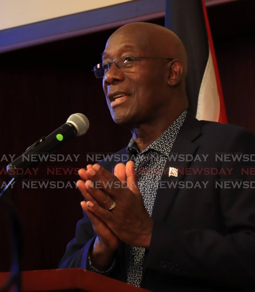 Prime Minister Dr Rowley - ROGER JACOB