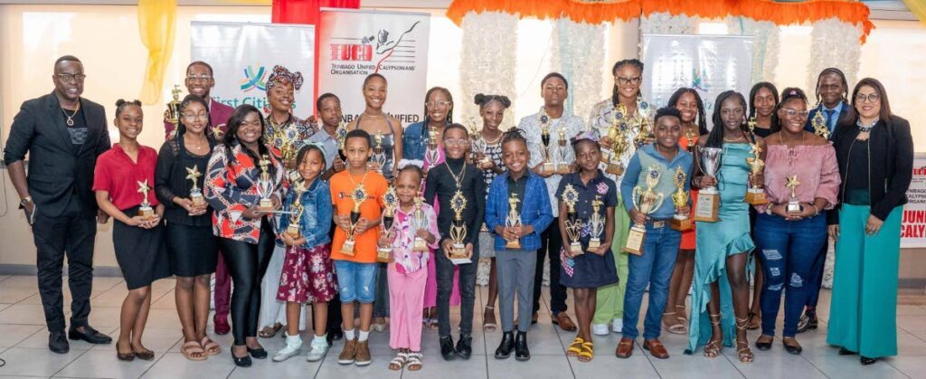 Junior Calypso Monarch winners get prizes - Trinidad and Tobago Newsday