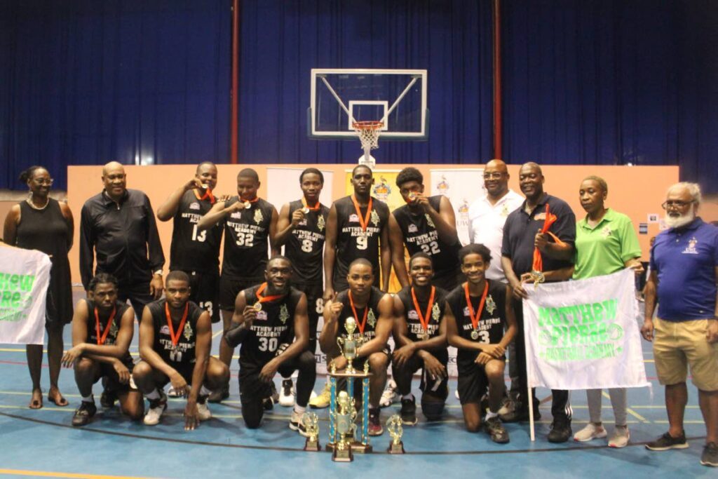 Defending Momentum Invitational Men’s U23 Basketball Tournament champions Matthew Pierre Basketball Academy.  - 