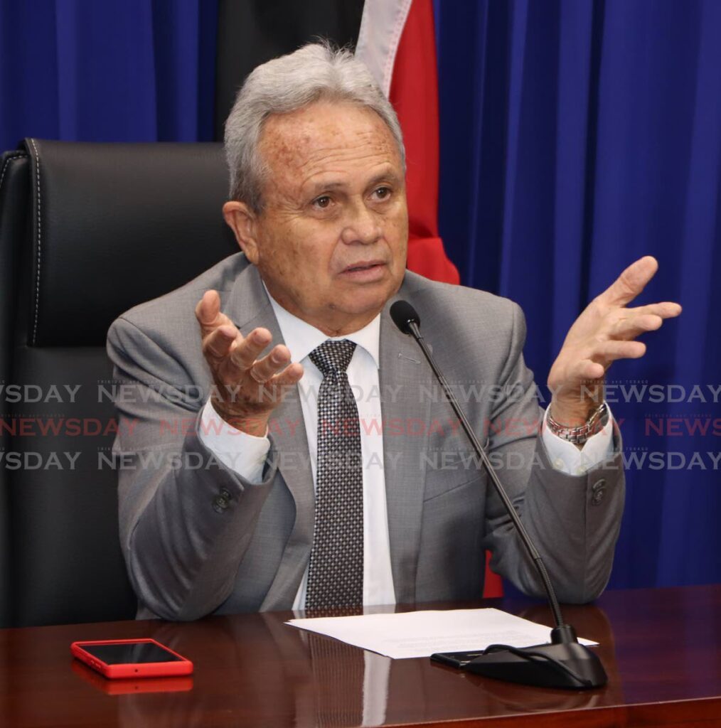 Minister of Finance Colm Imbert. - File photo