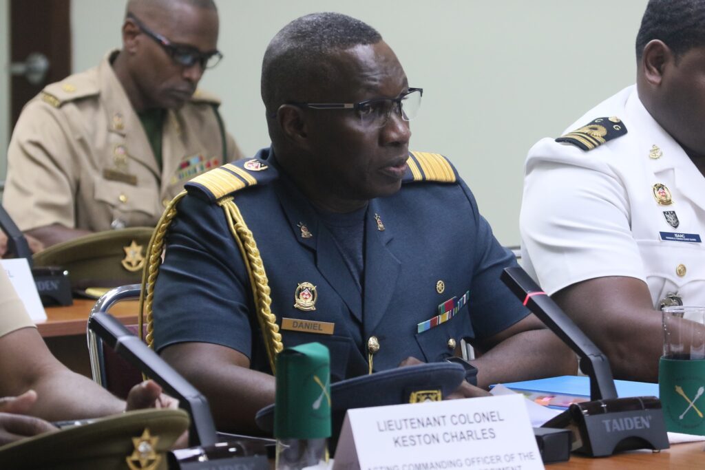 Chief of Defence Staff, Air Vice Marshal Darryl Daniel. - Photo courtesy Parliament