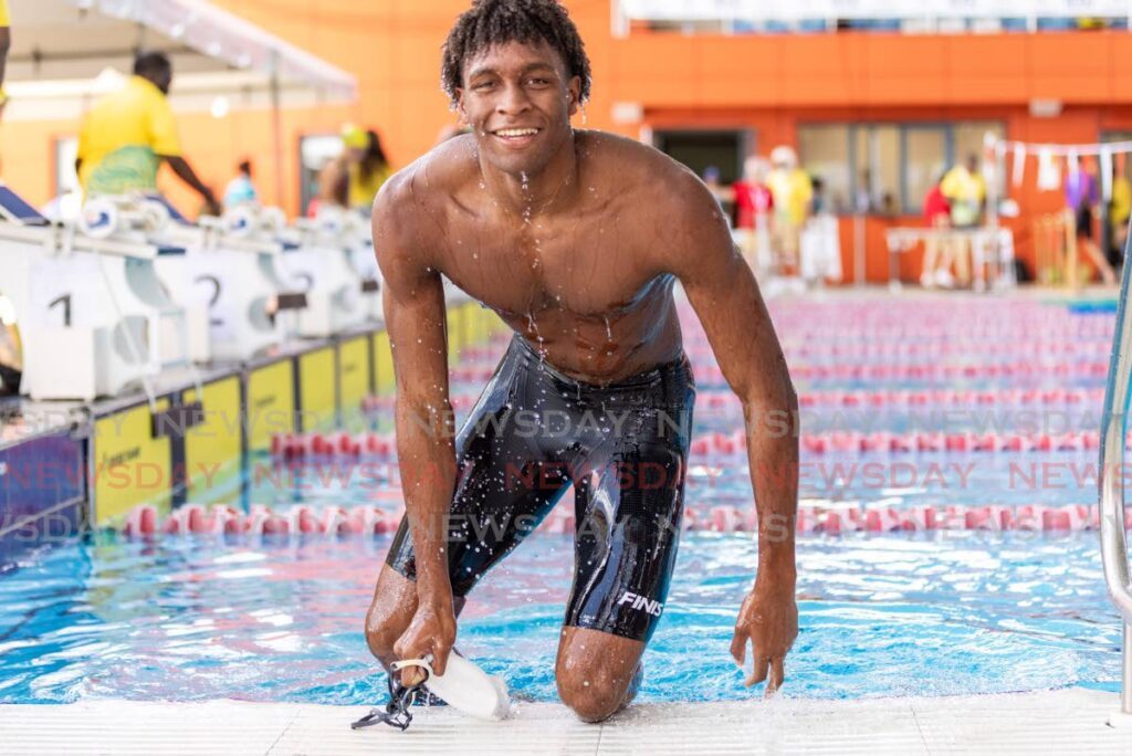 Trinidad and Tobago swimmer Nikoli Blackman. - Jeff K. Mayers/ Newsday File Photo