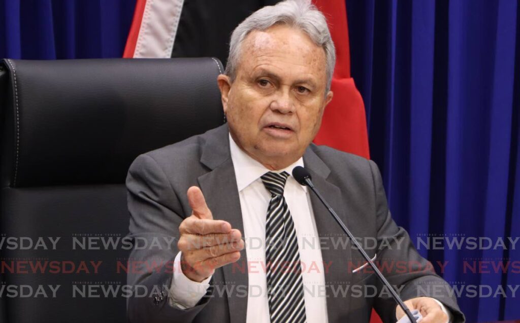 Finance Minister Colm Imbert - File photo by Angelo Marcelle
