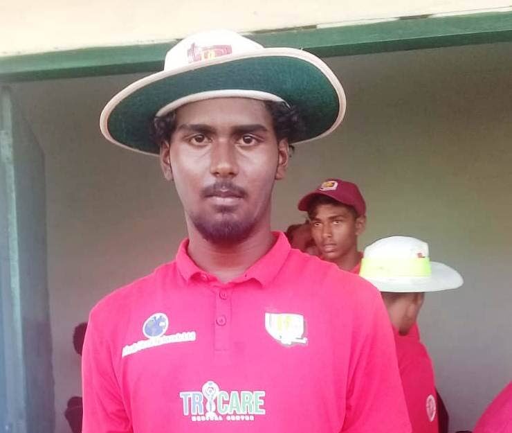 Presentation College, Chaguanas captain Saleem Khan. - 